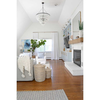 Rylee 12 Light 32" Wide Crystal Chandelier