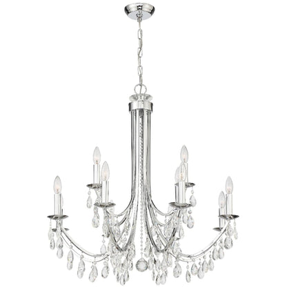 Bridgehampton 12 Light 32" Wide Crystal Chandelier with Swarovski Strass Crystal Accents