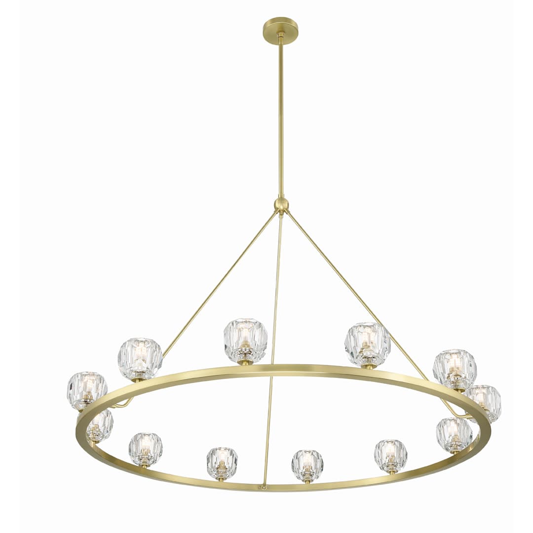 Aragon 12 Light 48" Wide LED Crystal Ring Chandelier