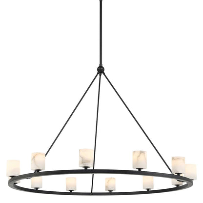 Aragon 12 Light 47" Wide LED Ring Chandelier