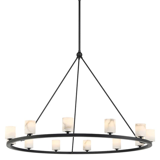 Aragon 12 Light 47" Wide LED Ring Chandelier