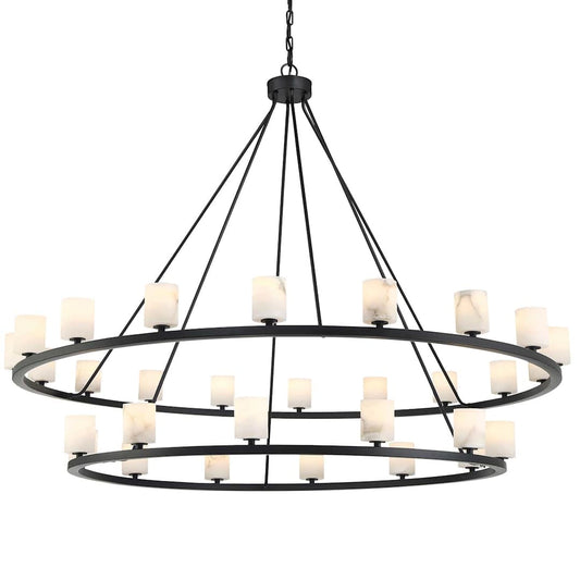 Aragon 30 Light 59" Wide LED Ring Chandelier