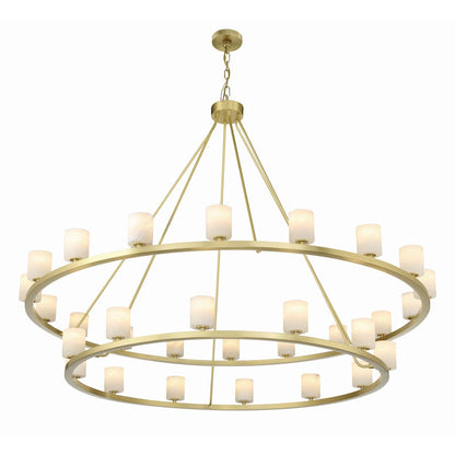 Aragon 30 Light 59" Wide LED Ring Chandelier