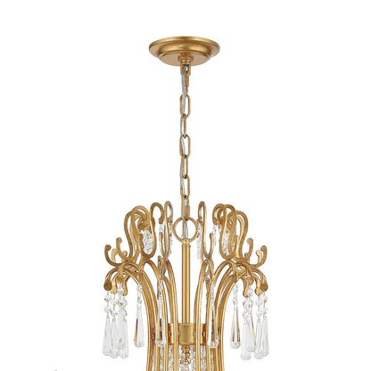 Arcadia 15 Light 46" Wide Crystal Candle Style Chandelier with Hand Cut Crystal Accents