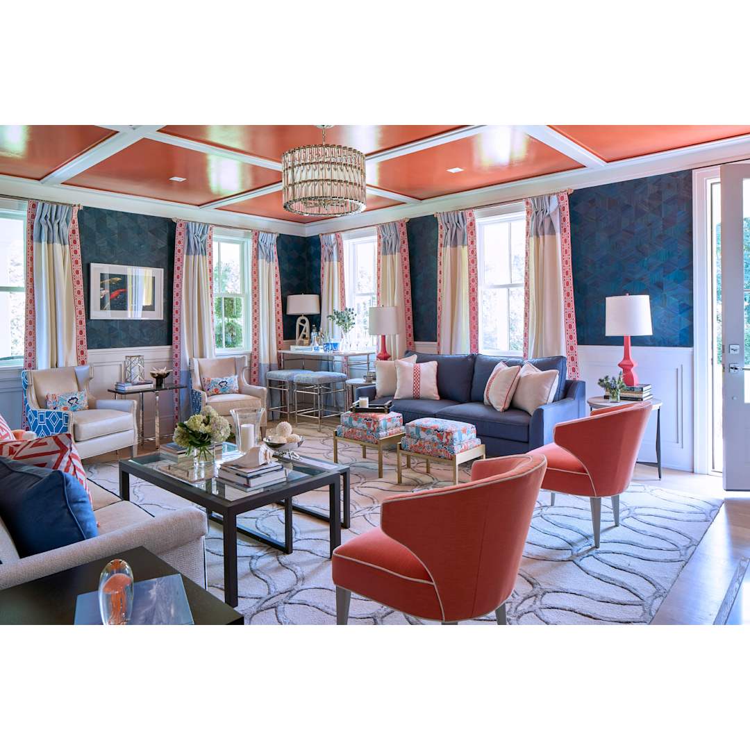 Elliot 6 Light 23" Wide Drum Chandelier with Clear Glass Shade