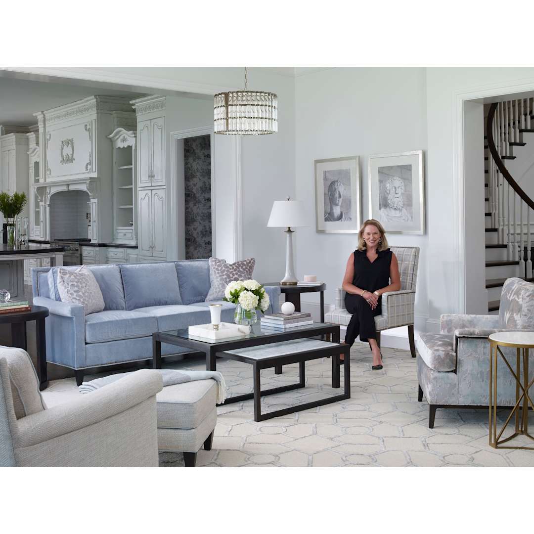 Elliot 6 Light 23" Wide Drum Chandelier with Clear Glass Shade