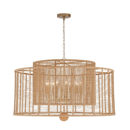 Jayna 12 Light 43" Wide Drum Chandelier