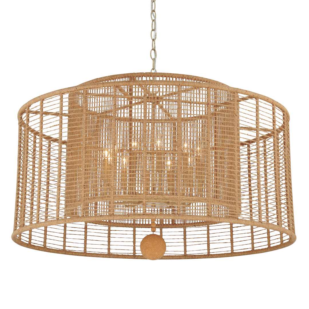 Jayna 12 Light 43" Wide Drum Chandelier