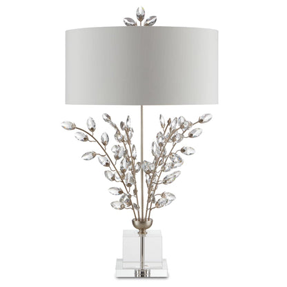 Forget-Me-Not 2 Light 34" Tall Table Lamp with Fabric Shade