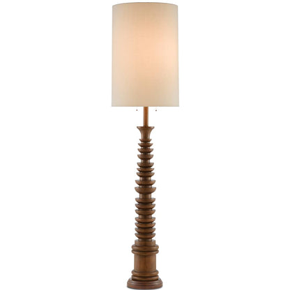 Malayan 2 Light 80" Tall Buffet Floor Lamp