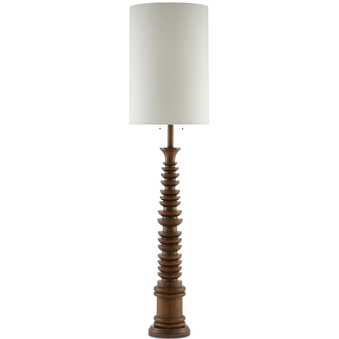 Malayan 2 Light 80" Tall Buffet Floor Lamp