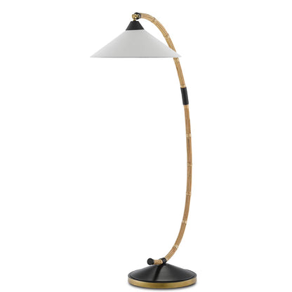 Lisbon 62" Tall Floor Lamp with Fabric Shade