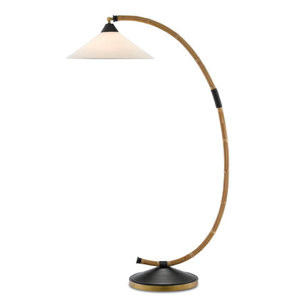 Lisbon 62" Tall Floor Lamp with Fabric Shade