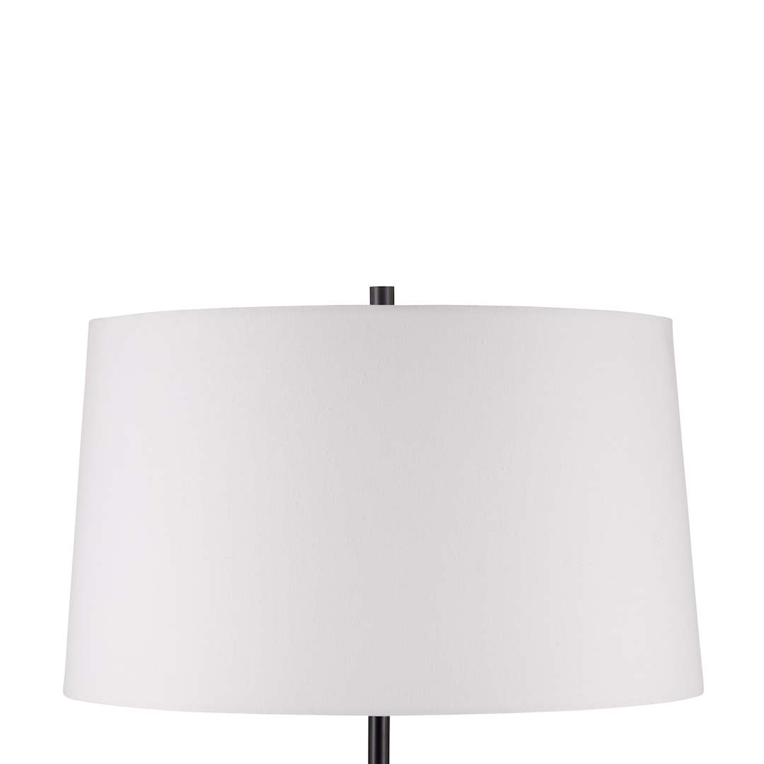 Neilos 69" Tall Torchiere Floor Lamp with Linen Shade