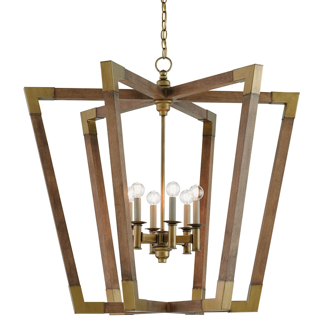 Bastian 6 Light 37" Wide Cage Chandelier