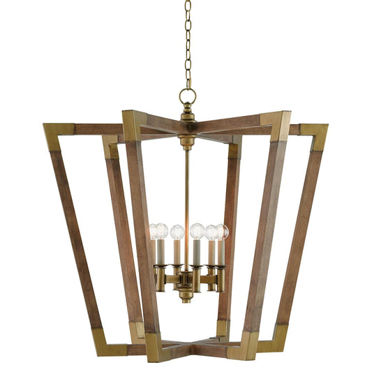 Bastian 6 Light 37" Wide Cage Chandelier