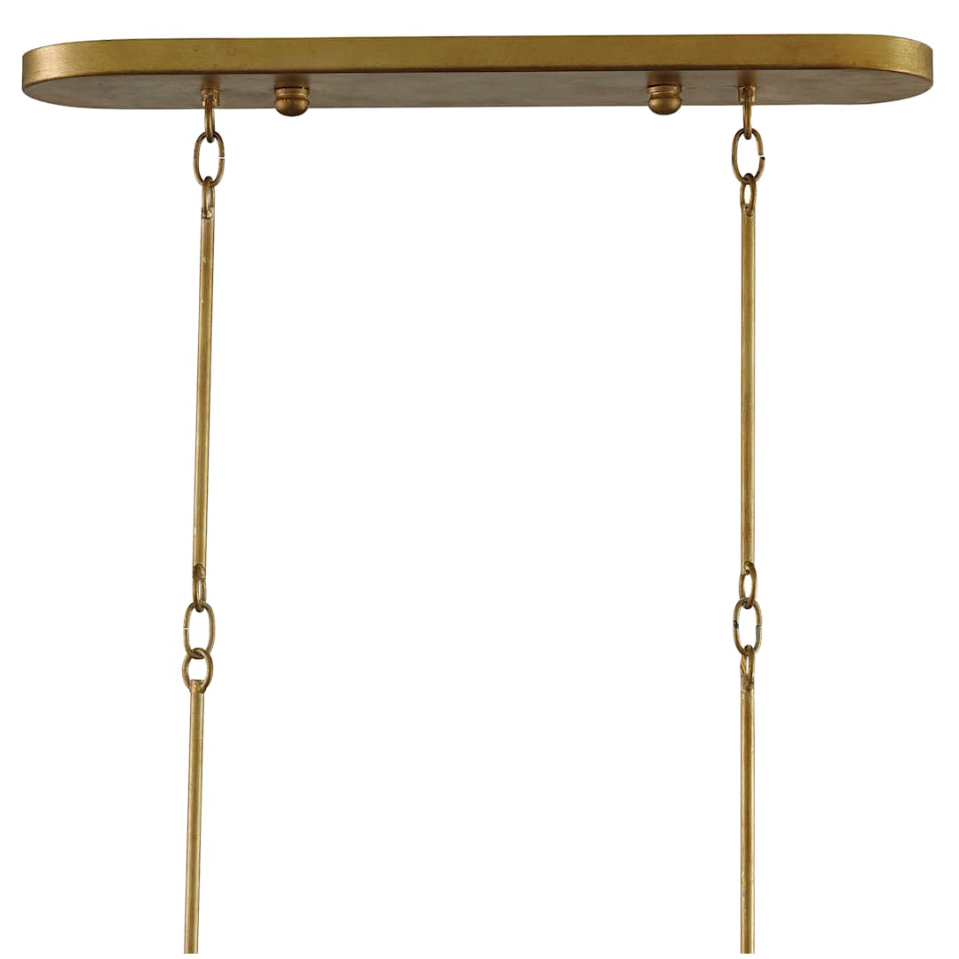 Grand Lotus 6 Light Wrought Iron Drum Chandelier with Gold Metal Shades