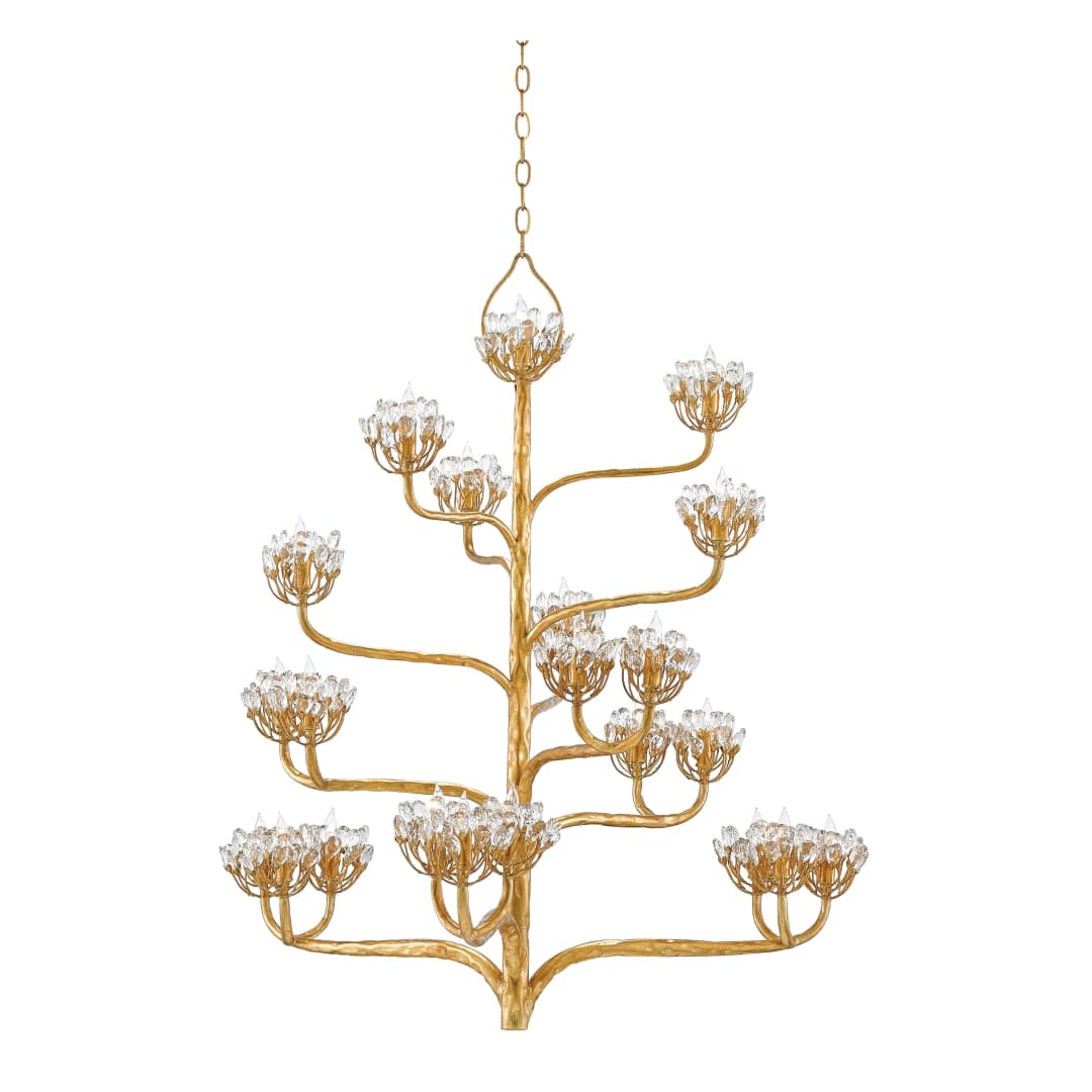 Agave Americana 22 Light 42" Wide 5 Tier Chandelier