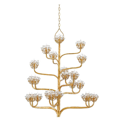 Agave Americana 22 Light 42" Wide 5 Tier Chandelier