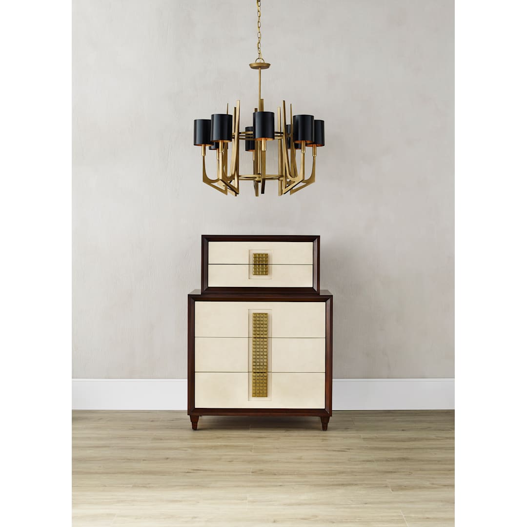 Umberto 8 Light 32" Wide Wrought Iron Chandelier