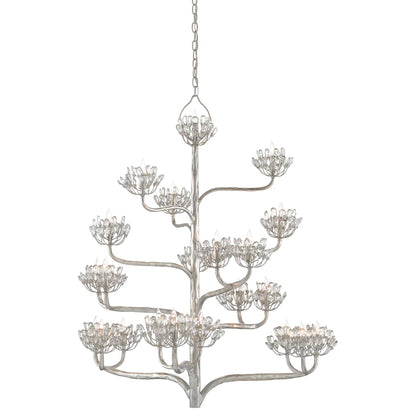 Agave 22 Light 42" Wide Wrought Iron Chandelier