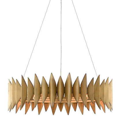 Potter 8 Light 33" Wide Wrought Iron Ring Chandelier