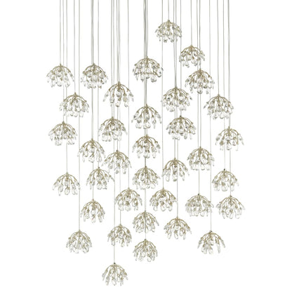 Crystal Bud 36 Light 33" Wide Crystal Multi Light Pendant