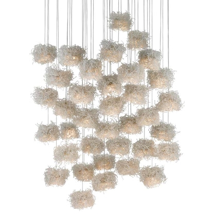 Birds Nest 36 Light 33" Wide Abstract Multi Light Pendant