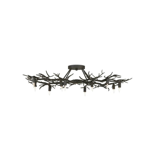 Rainforest 10 Light 43" Wide Semi-flush Ceiling Fixture