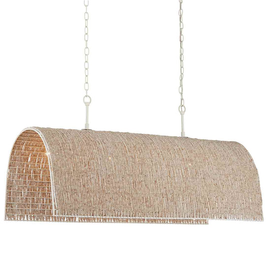 7 Light 48" Wide Linear Chandelier