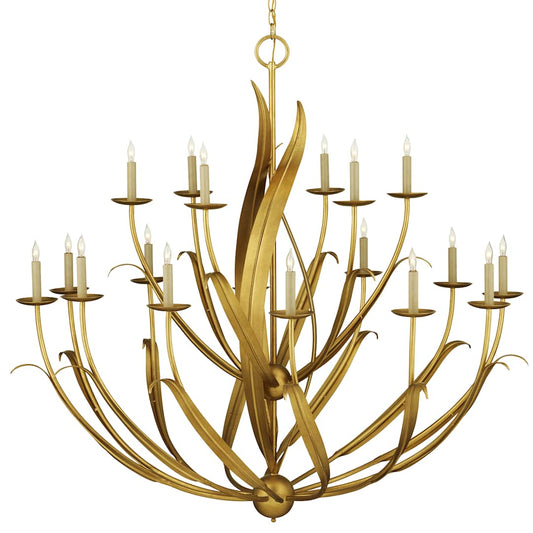 Menefee 18 Light 50" Wide Taper Candle Style Chandelier