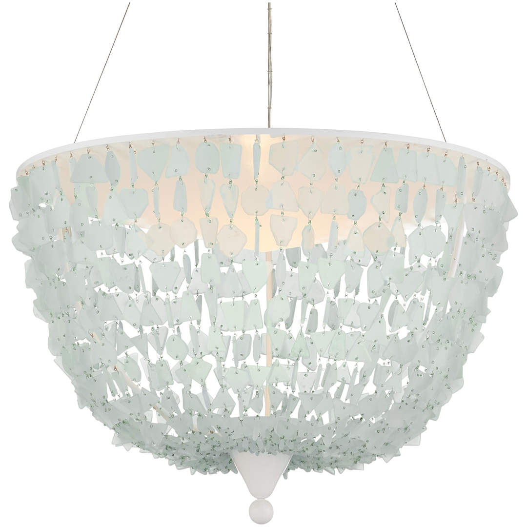 Thalassa 30" Wide LED Wrought Iron Pendant