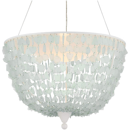 Thalassa 30" Wide LED Wrought Iron Pendant