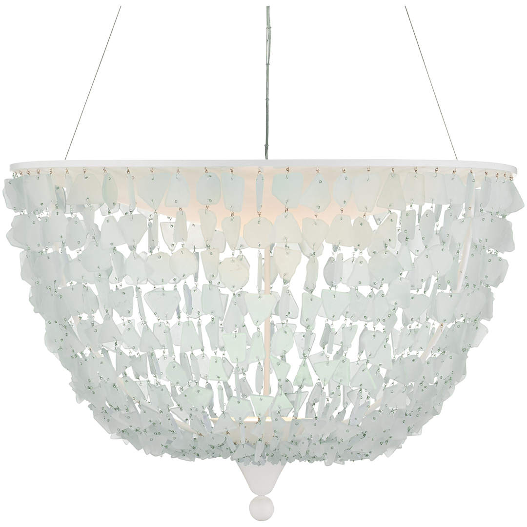 Thalassa 30" Wide LED Wrought Iron Pendant