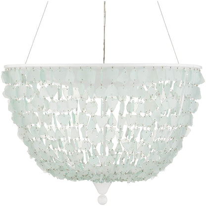 Thalassa 30" Wide LED Wrought Iron Pendant