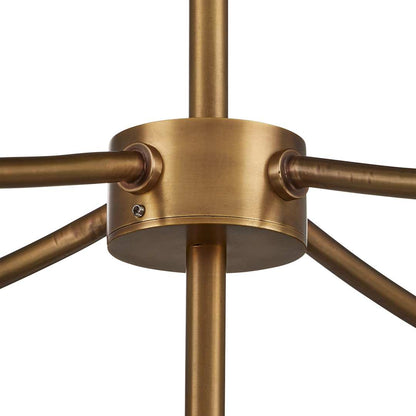 Alithea 5 Light 45" Wide Semi-Flush Ceiling Fixture with Floral Shades