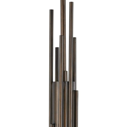 Archetype 8 Light 33" Wide Chandelier with Linen Shades