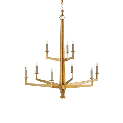 Goldfinch 9 Light 36" Wide Wrought Iron Candle Style Chandelier