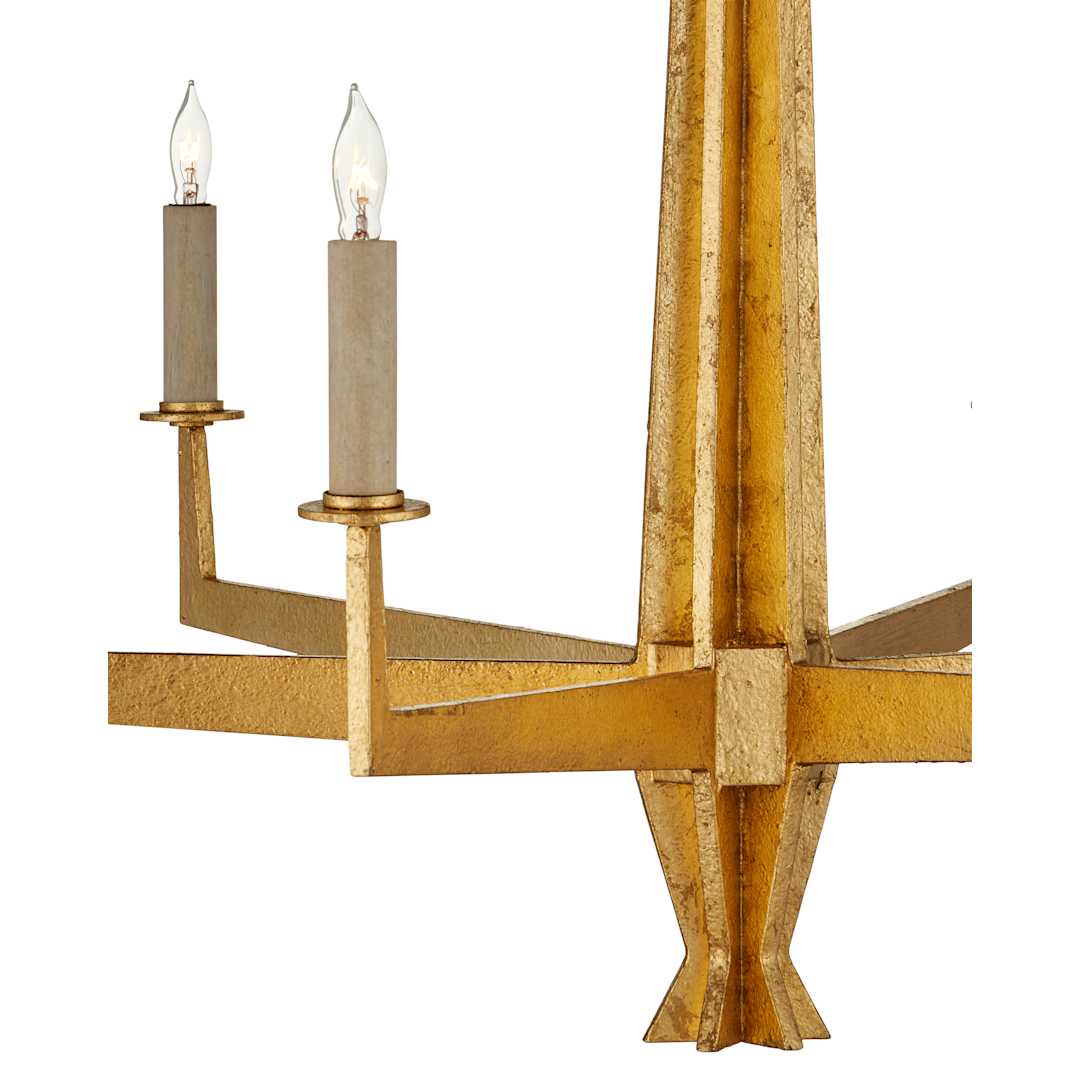Goldfinch 6 Light 30" Wide Wrought Iron Candle Style Chandelier