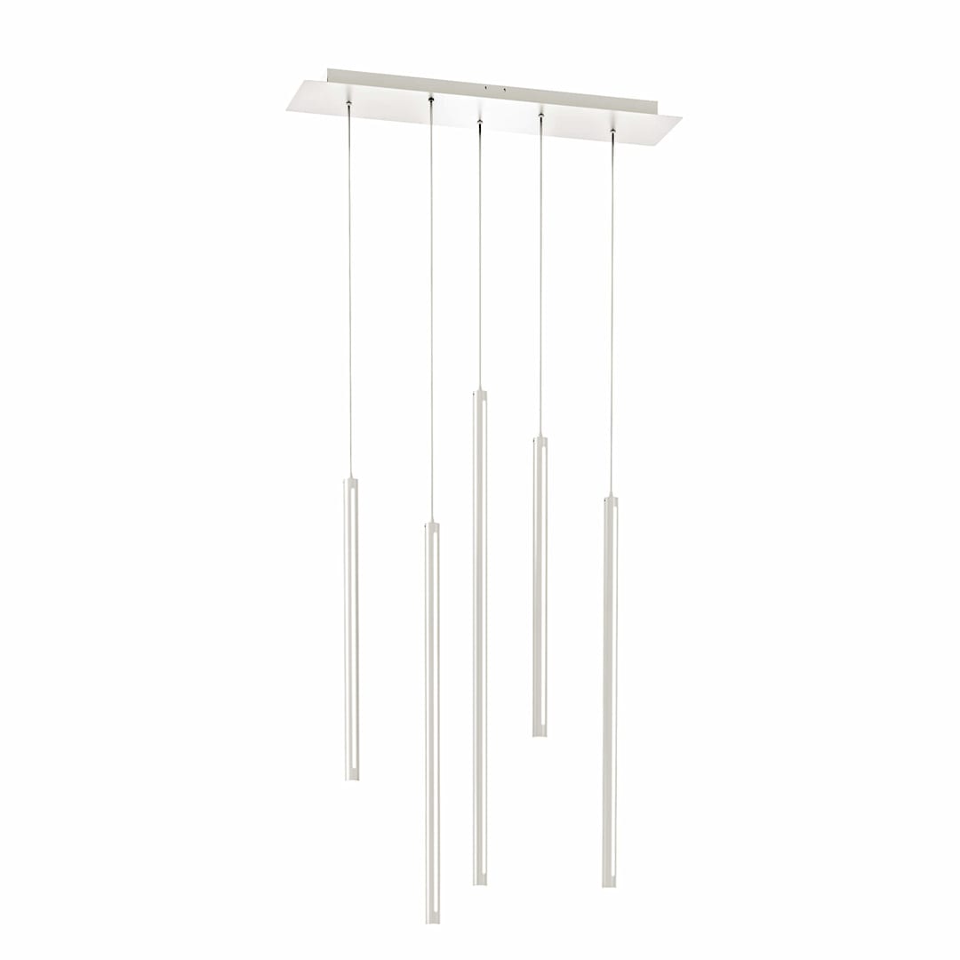47" Wide 5 Light LED Linear Pendant
