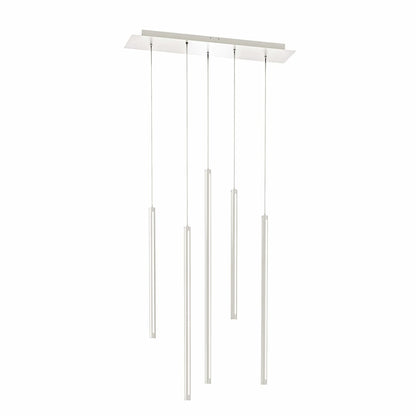 47" Wide 5 Light LED Linear Pendant