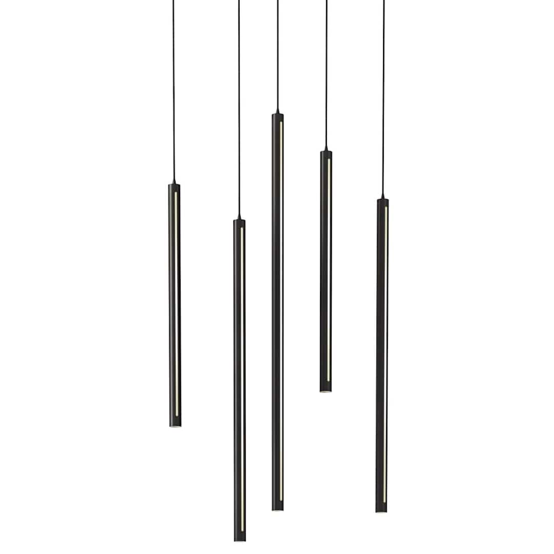 47" Wide 5 Light LED Linear Pendant
