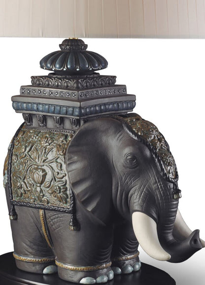Lladro Siamese Elephant Table Lamp (US)