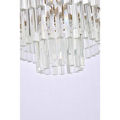 Sydney 9 Light 26" Wide Crystal Waterfall Chandelier