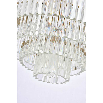 Sydney 17 Light 32" Wide Crystal Waterfall Chandelier