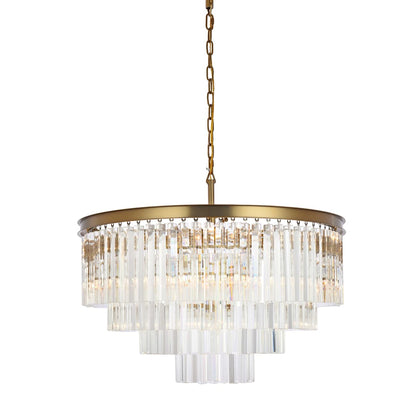 Sydney 17 Light 32" Wide Crystal Waterfall Chandelier