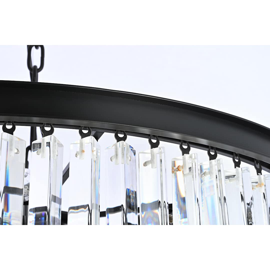 Sydney 42 Light 37" Wide Crystal Waterfall Chandelier