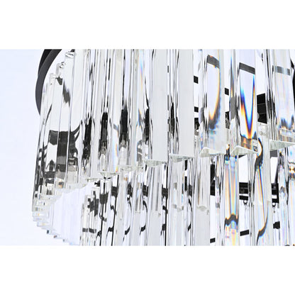 Sydney 42 Light 37" Wide Crystal Waterfall Chandelier