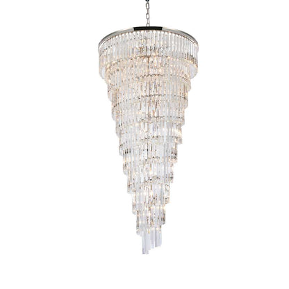 Sydney 42 Light 37" Wide Crystal Waterfall Chandelier