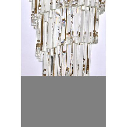 Sydney 42 Light 37" Wide Crystal Waterfall Chandelier